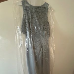 Blue wedding guest dress